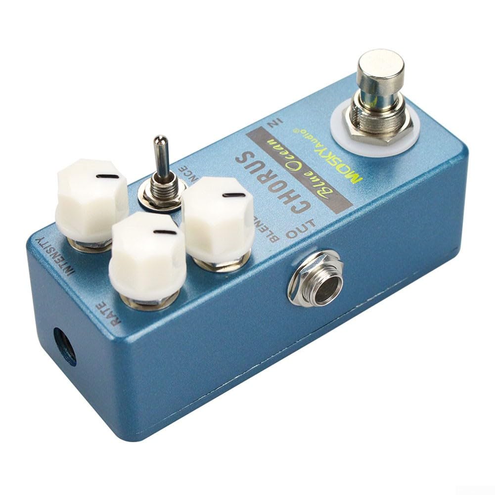 Chorus Blue Efectos Guitarra Pedal Efecto True Bypass, Accesorios de música de guitarra