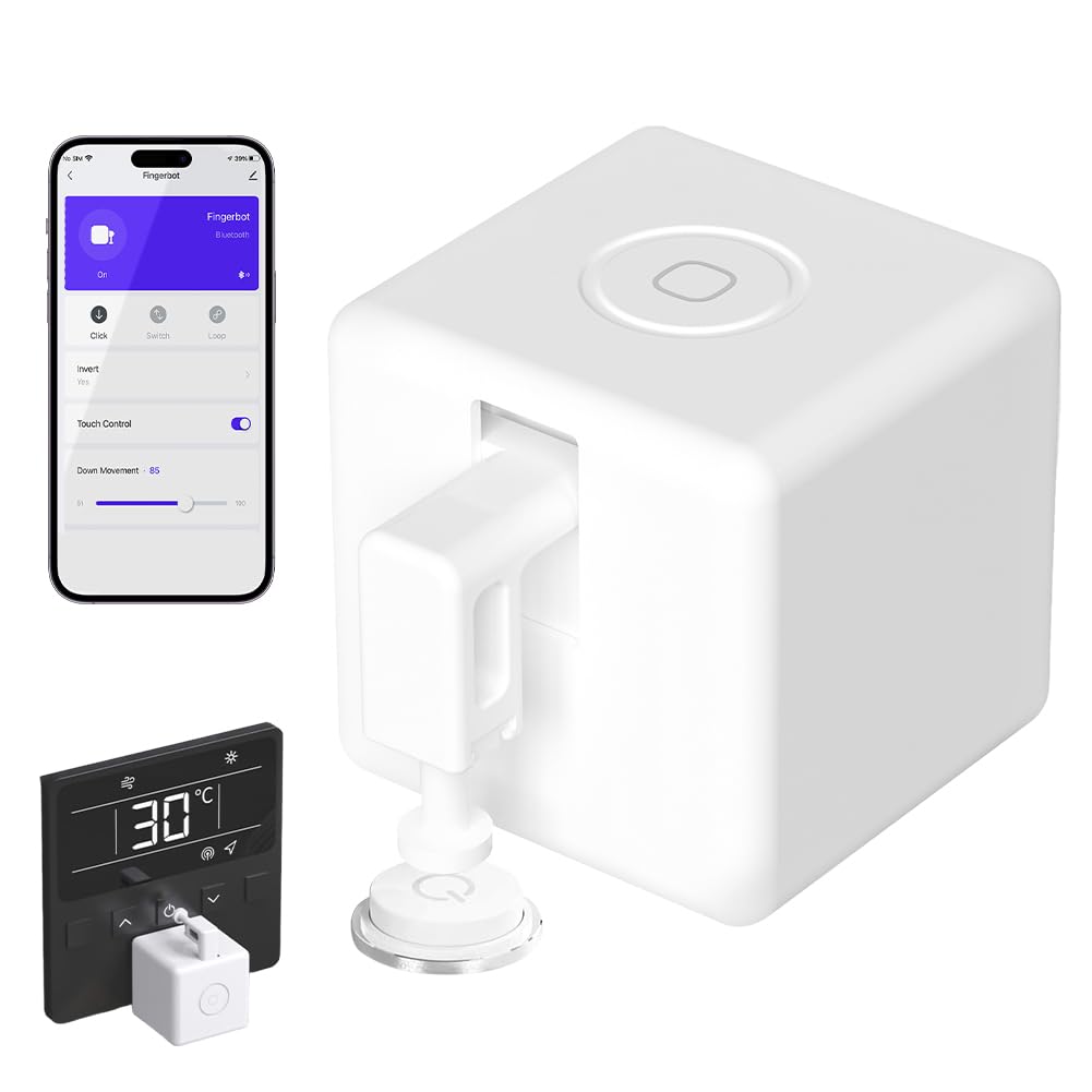 ZigBee Fingerbot Plus Smart Switch Bot - Interruptor inteligente con control táctil, temporizador, requiere puerta de enlace MOES