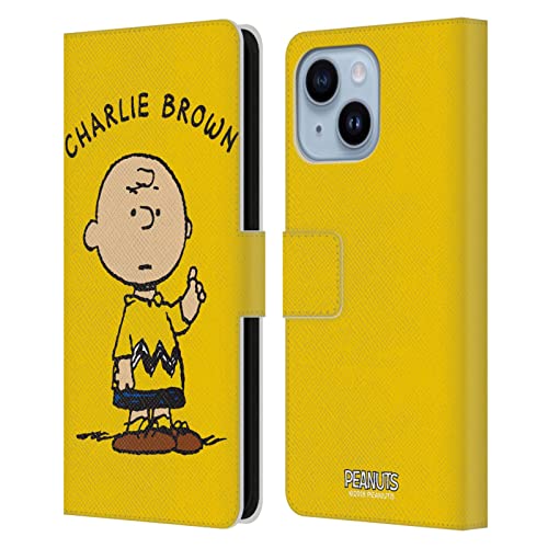 Étui Peanuts pour iPhone 14 Plus coque portefeuille Head Case Designs