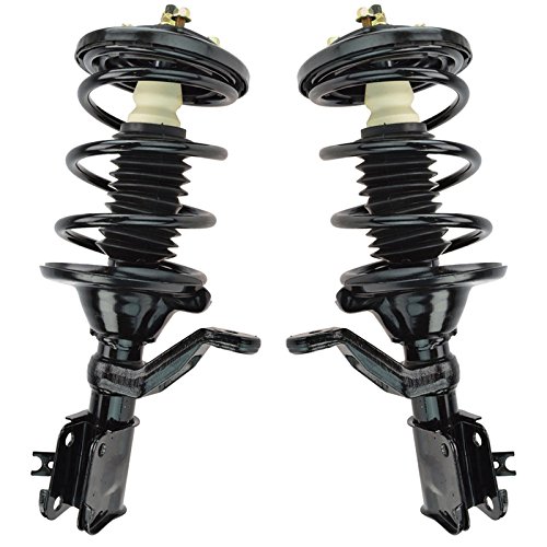 Image of TRQ Front Strut and Spring Assembly Set 2 Piece | For 2001-2005 Honda Civic