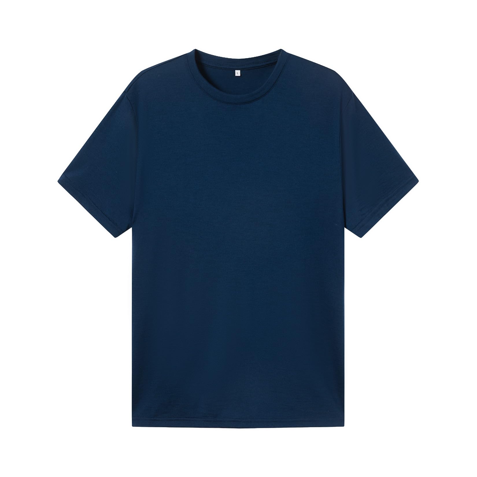 Conteggio del Filo 90S 100% Lana Merino Maglietta Leggera per Strato Base, Unisex Ultrafine 90S Maglietta Termica Traspirante