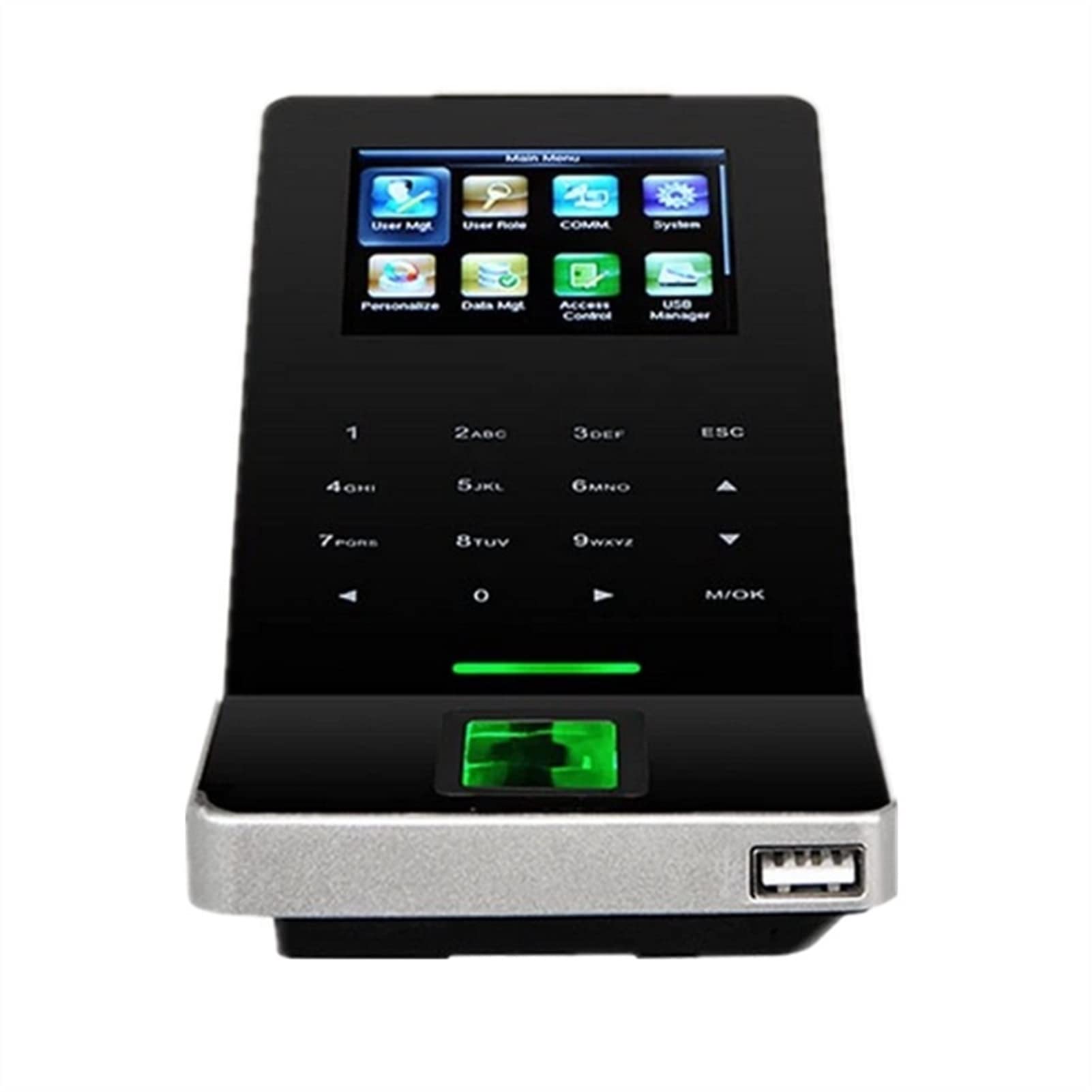Control Horario Empleados, F28 WiFi TCP IP Comunicación Tarjeta de huella dactilar Contraseña Tarjeta de deslizamiento integrado F22 Asistencia y control de acceso Máquina de control Máquina de prueba