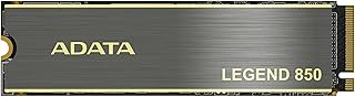 ADATA Legend 850 1TB PCIe Gen4 x4 NVMe 1.4 M.2 Internal Gaming SSD Up to 5,000 MB/s (ALEG-850-1TCS)