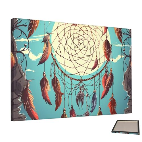 Toile filet de rêve pour raviver un mur vide sans cadre peinture murale esthétique