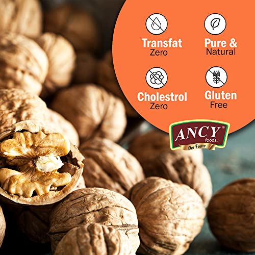 Image of Ancy Best Inshell Fresh Paper Walnuts, Dry Fruits , 4 X 250 g