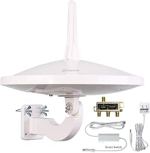 Amazon.com: Dual-Omni Directional Outdoor TV Antenna for Multiple TVs ...