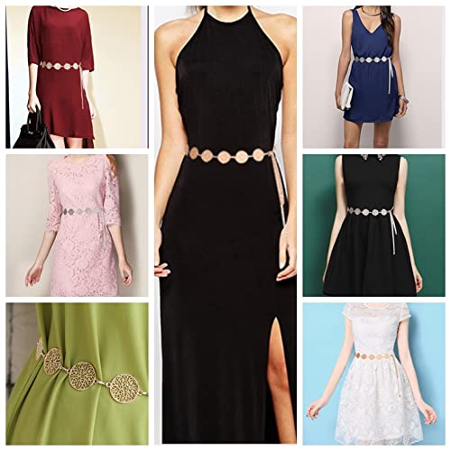 Ralcosuss Metal Gold Siver Belly Waist Chain Belts for Jean Pant Dress Skirt Body Jewelry Costume Accessory2
