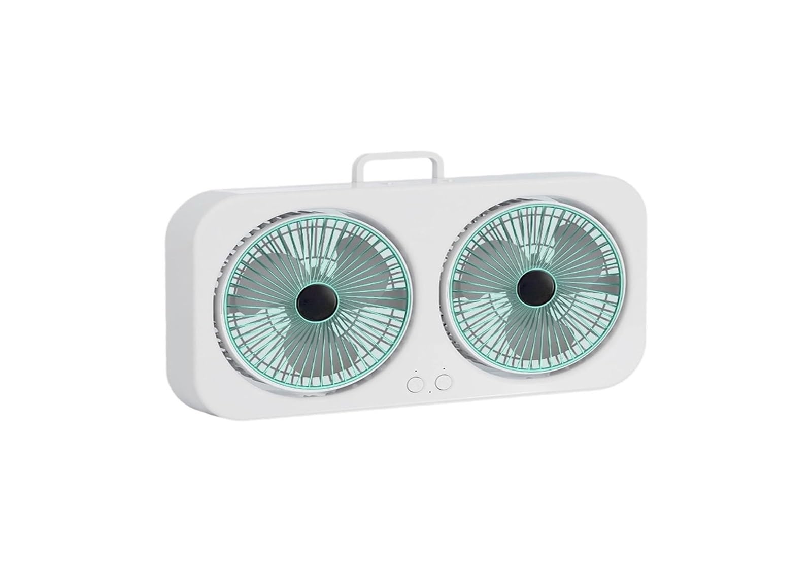 FGJsfhrDTU Portable Fan, Low Noise USB Desktop Cooler for Dorm Gym Travel Essentials Hanging Tent for Camping(Green)