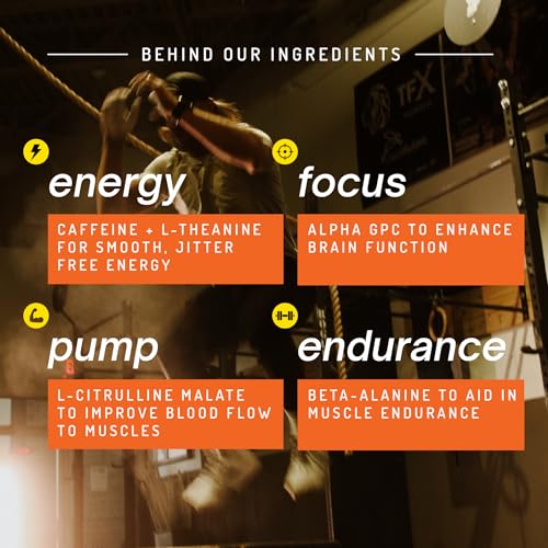 Image of Pre-Workout Powder, All Natural Pre Workout for Energy, Pump, Endurance & Strength, with Caffeine (Peach Gummi)