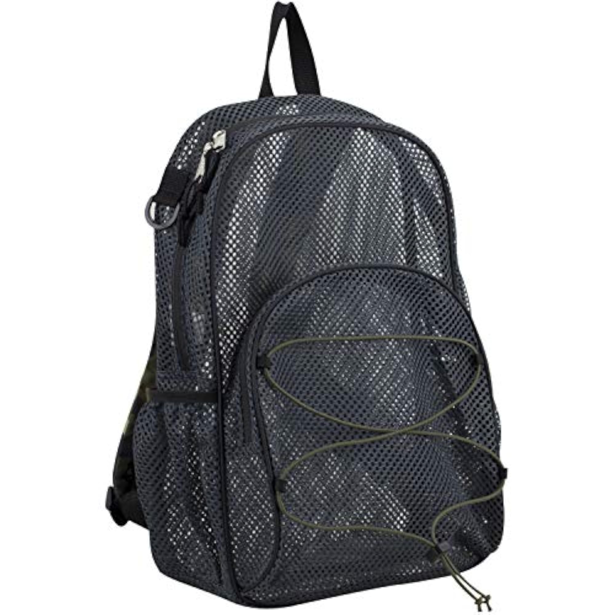 Mesh Bungee Backpack with Padded Straps