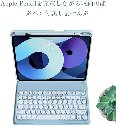 Miniatura 9 de Funda con teclado Bluetooth extraíble para iPad Air de 5 generación con tecla redonda para iPad Pro de 11 pulgadas, 4 3 2 y 1 generación, funda de