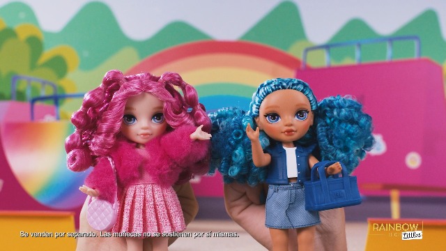 Muñeca Rainbow High Littles Hada Sapphire - 14cm Con Alas Intercambiables Y Mascota Perro, Para Niños +4