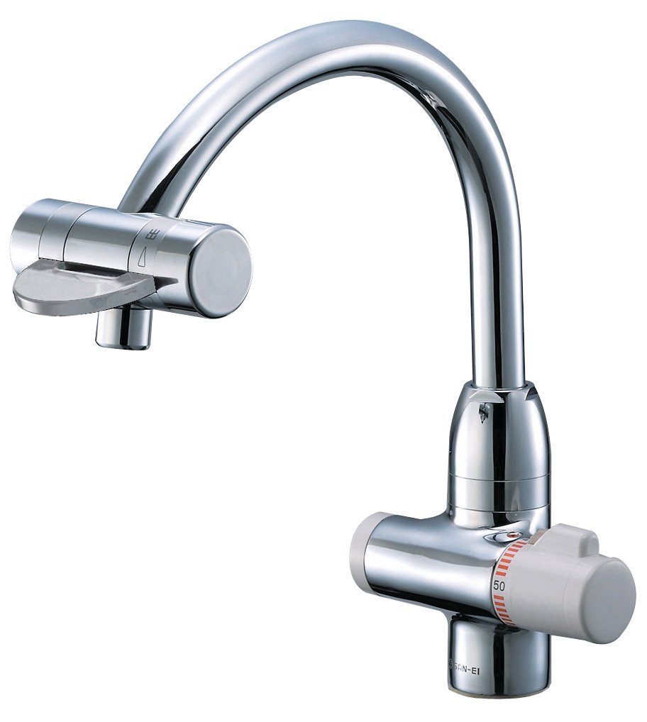 Amazon | SANEI 【キッチン用混合栓】 サーモワンホール混合栓 先止