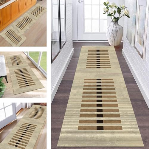 Tapis de cuisine antidérapant et lavable avec dos en particules - 2