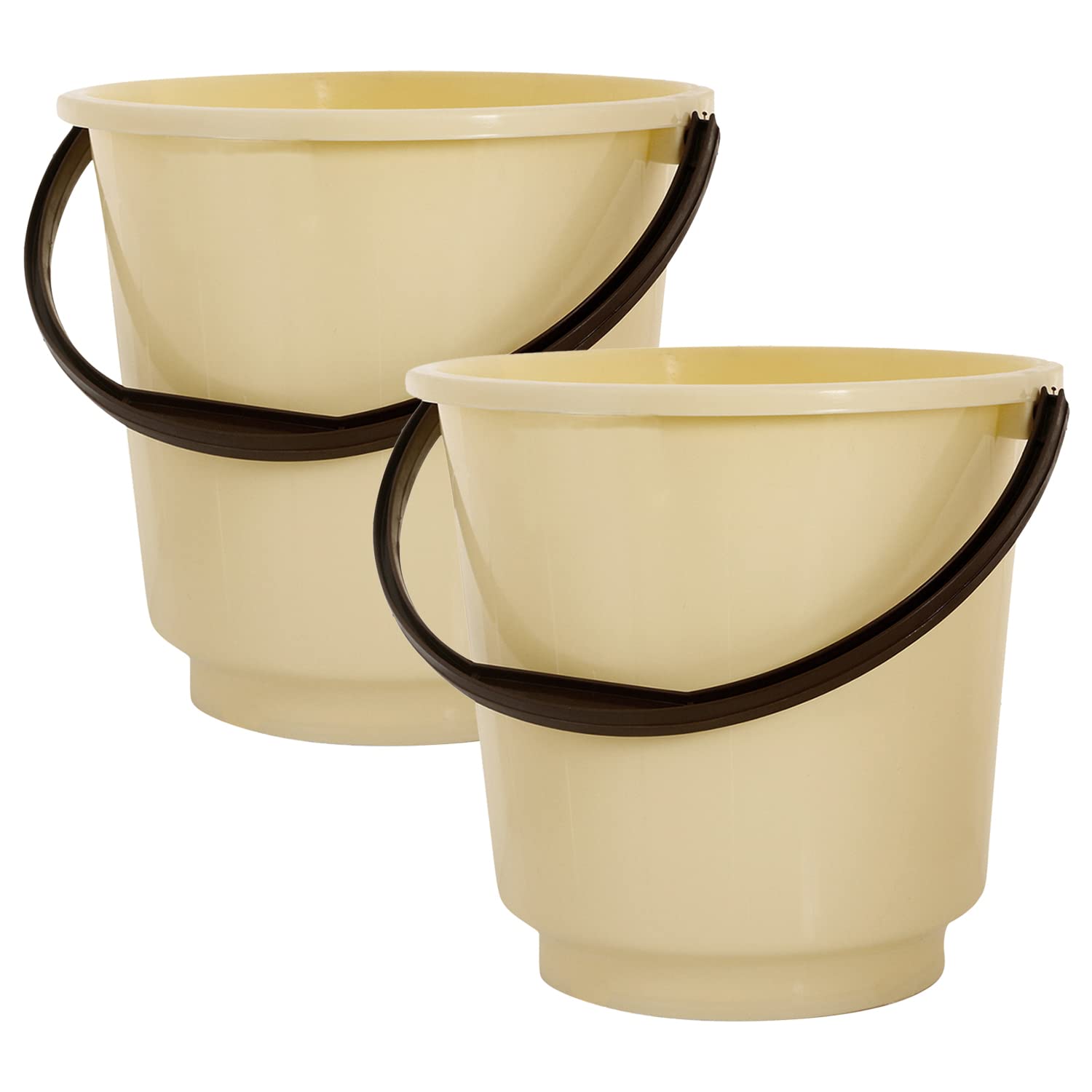 Kuber Industries 16L Plastic Bucket - Durable & Versatile -12 Kuber Industries 16L Plastic Bucket - Durable & Versatile -12