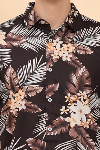 Image of Mens Printed Casual Shirts and Shorts Set Button Down Co-ord Set