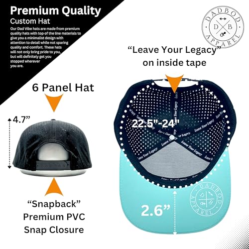 Premium Active 6 Panel Logo Hat for Proud Dads – Classic Snapback Baseball Cap3