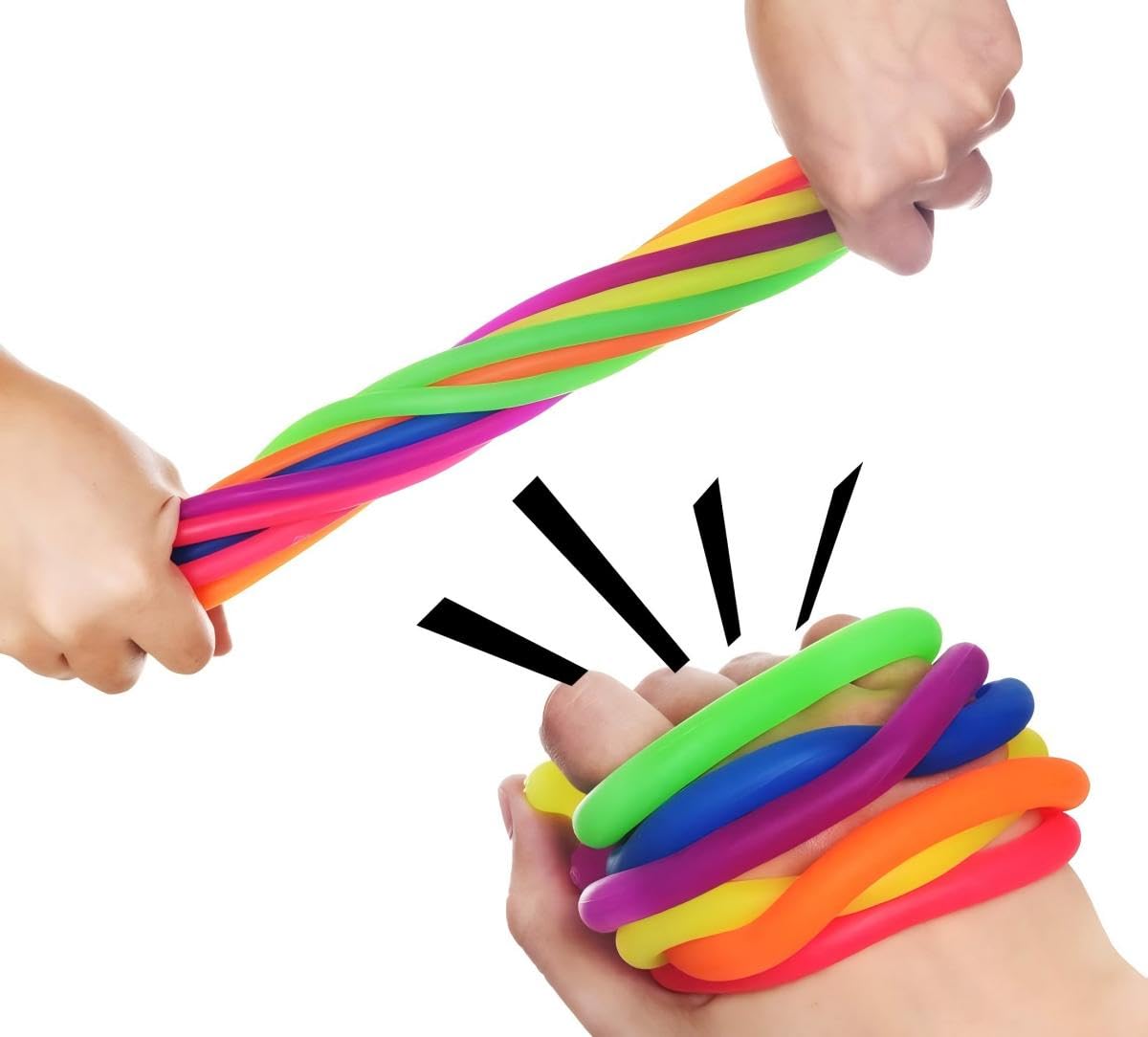 Fidget Toys Monkey Noodles Stretchy String Children Stress Relief Stretchy Sensory Toys Adults Stress Reliever Pressure Toy for Relaxing Color Random(3PCS) (B0DB5VN685) Amazon Price History, Amazon Price Tracker