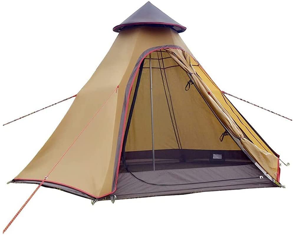 Carpa Pirámide Impermeable GeRRiT para Camping y Excursión