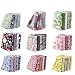 100PCS BcPowr 4" x 4" (10cmx10cm) Craft Fabric, Craft Patchwork Bundle Top Cotton Fabric Squares Lint DIY Sewing Scrapbooking Quilting Dot Pattern Artcraft
