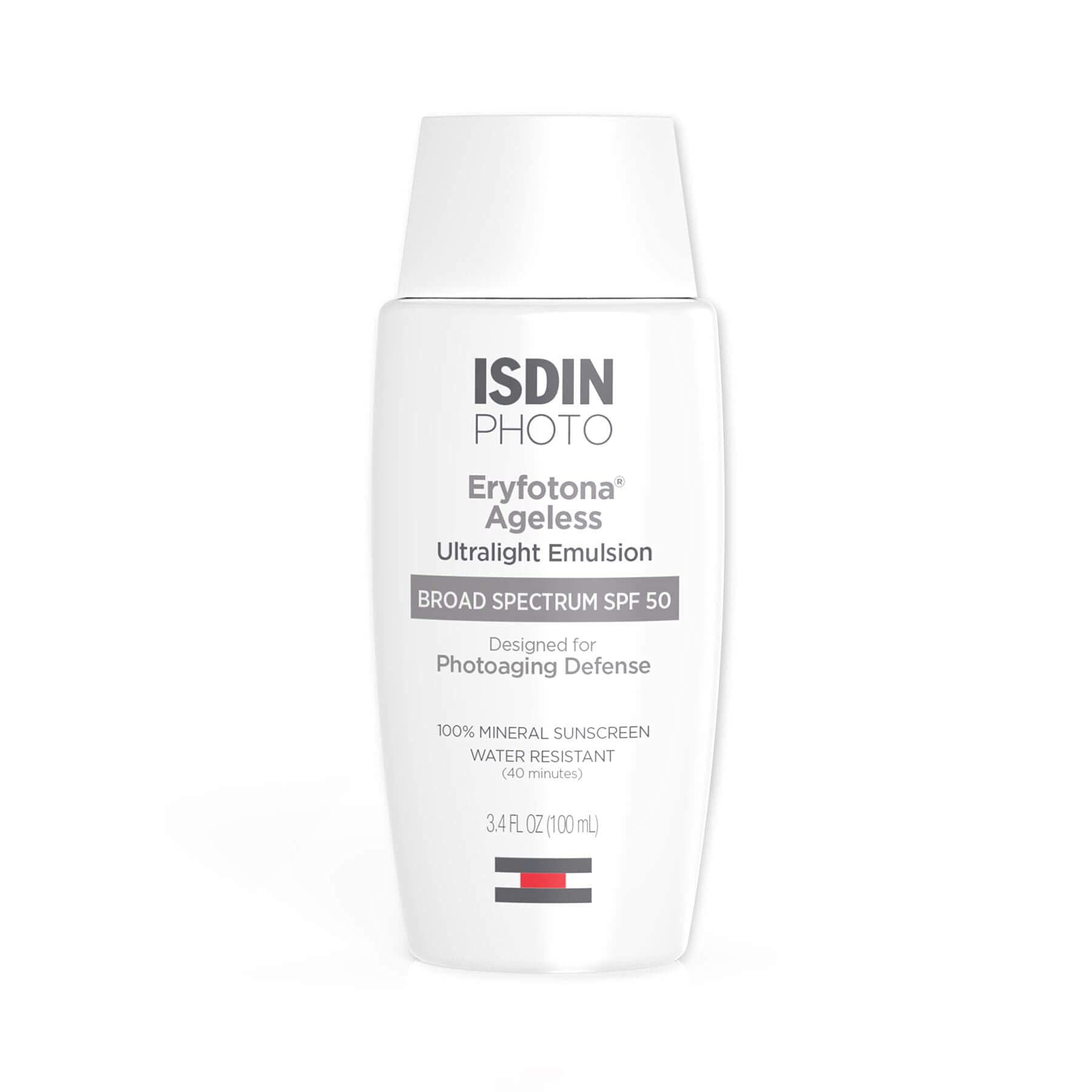 ISDIN Eryfotona Ageless Tinted Mineral Sunscreen SPF 50 Zinc Oxide 3.4 Fl. Oz.