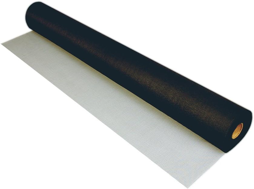 Phifer 3000016 48X100 Char FBRGL Screen, Black,Gray