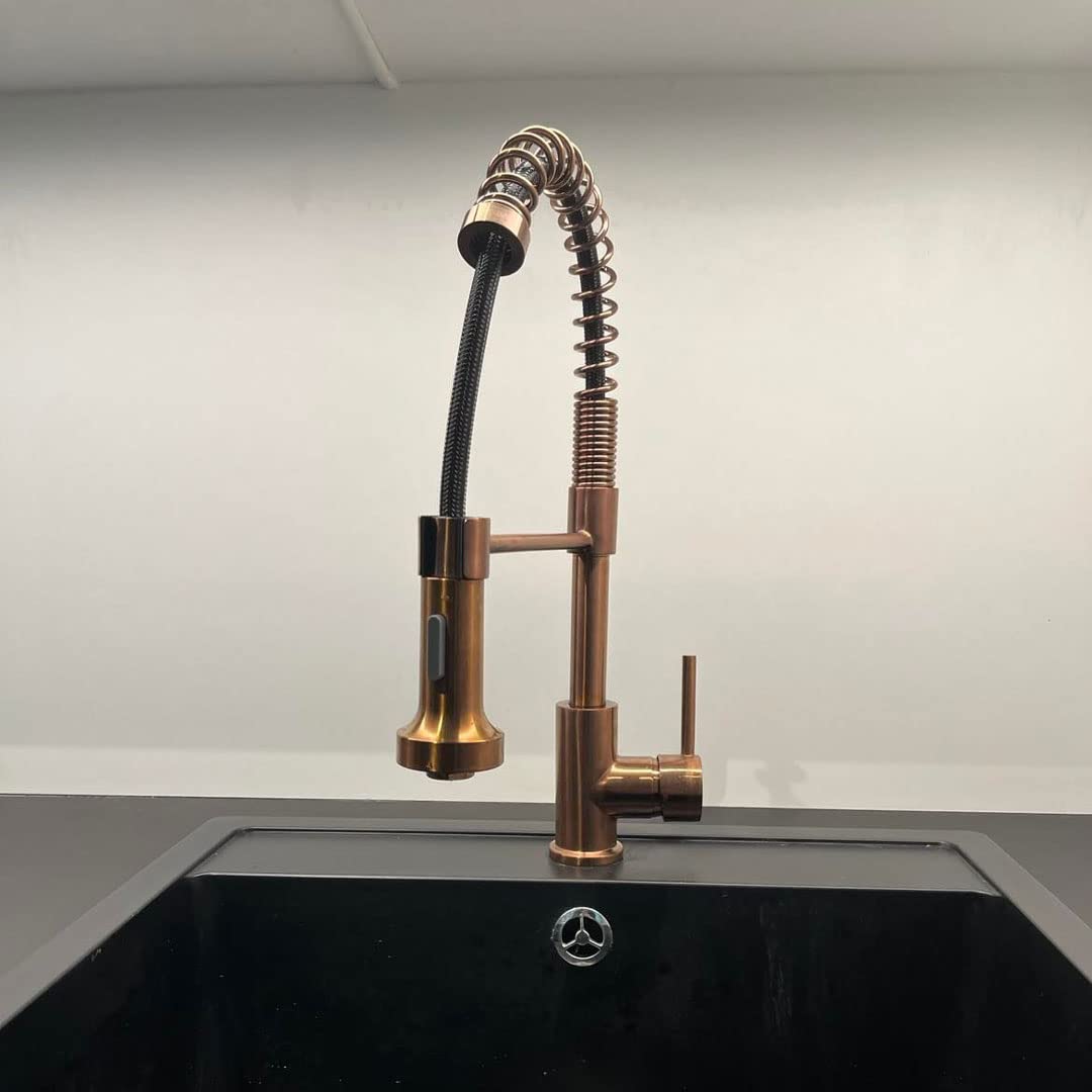 Essebagno Rubinetto Plimo con doccetta in rame