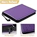 GERMUN 9 Pocket Card Binder, Premium Zip Trading Card Binder, 720 Double Sided Pocket PU Card Collection Binder, Collector Card Album, Card Folder for MTG, TCG, Sports Cards, Game Cards (purple)