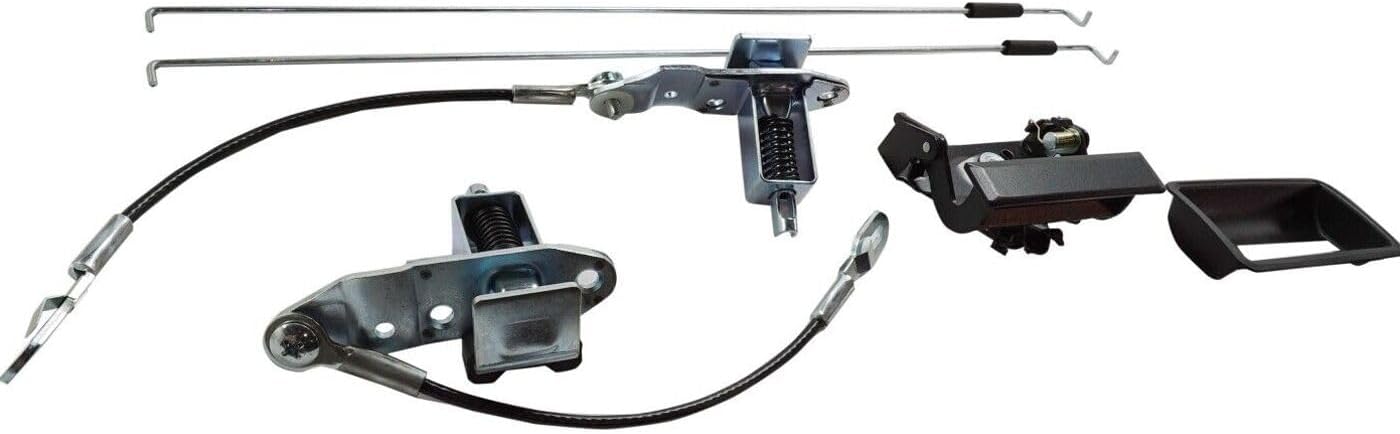 Tail Gate Tailgate Latch Kit Driver & Passenger Side Left Right Steel for C1500 1988-1998 for C2500 1988-1996 for C3500 1993-1994 for K1500/K2500 1993-1994 for K3500 1992-1998,Repair your car
