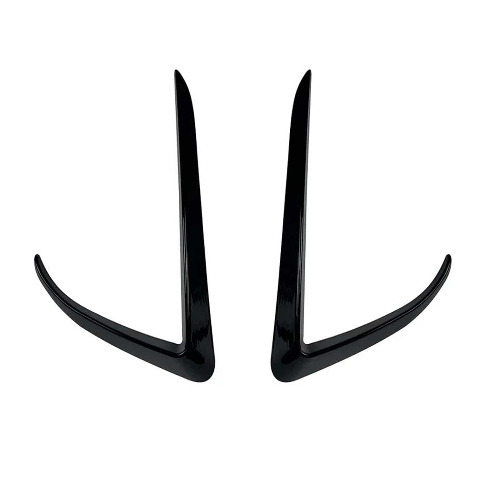 SUTVCM Car Front bumper splitter For Tesla For Model 3 For Model Y 2017 2018 2019 2020 2021 2022 2023 Front Bumper Spoiler Trim Cover Car front bumper spoiler(3 glossy black)