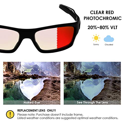 Image of BLAZERBUCK Anti-salt Polarized Replacement Lenses for Oakley Turbine OO9263 Sunglass