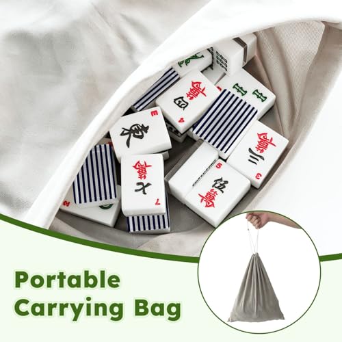 Juego de Mahjong Americano con 166 Fichas y Accesorios miniatura 5