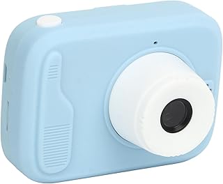 Câmera de Vídeo Digital para Bebês, Câmeras Frontais Traseiras Duplas de 20MP, Função MP3, Gravação de Vídeo HD 1080P, Câmera Infantil para Viagens (Azul)