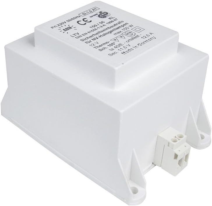 Red dispositivo ABN 105 VA convencional, spannungskonstant, 220 – 240 V AC/50 – 60 Hz, 12 V AC, 105 W