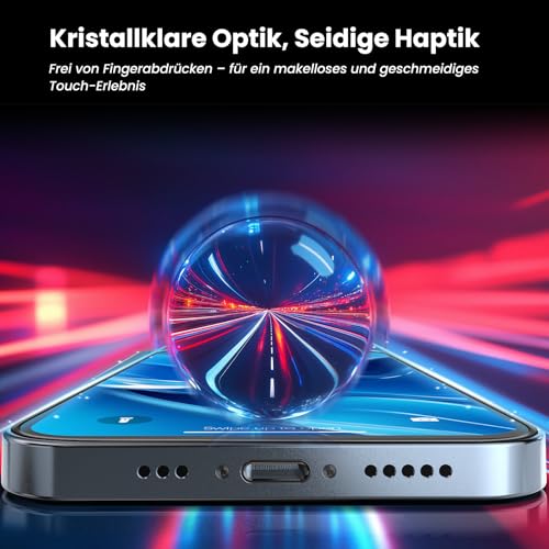 DEINODON Panzerglas für iPhone 12/12 Pro [Auto-Montage] 100% Blasenfrei – Ansicht 6