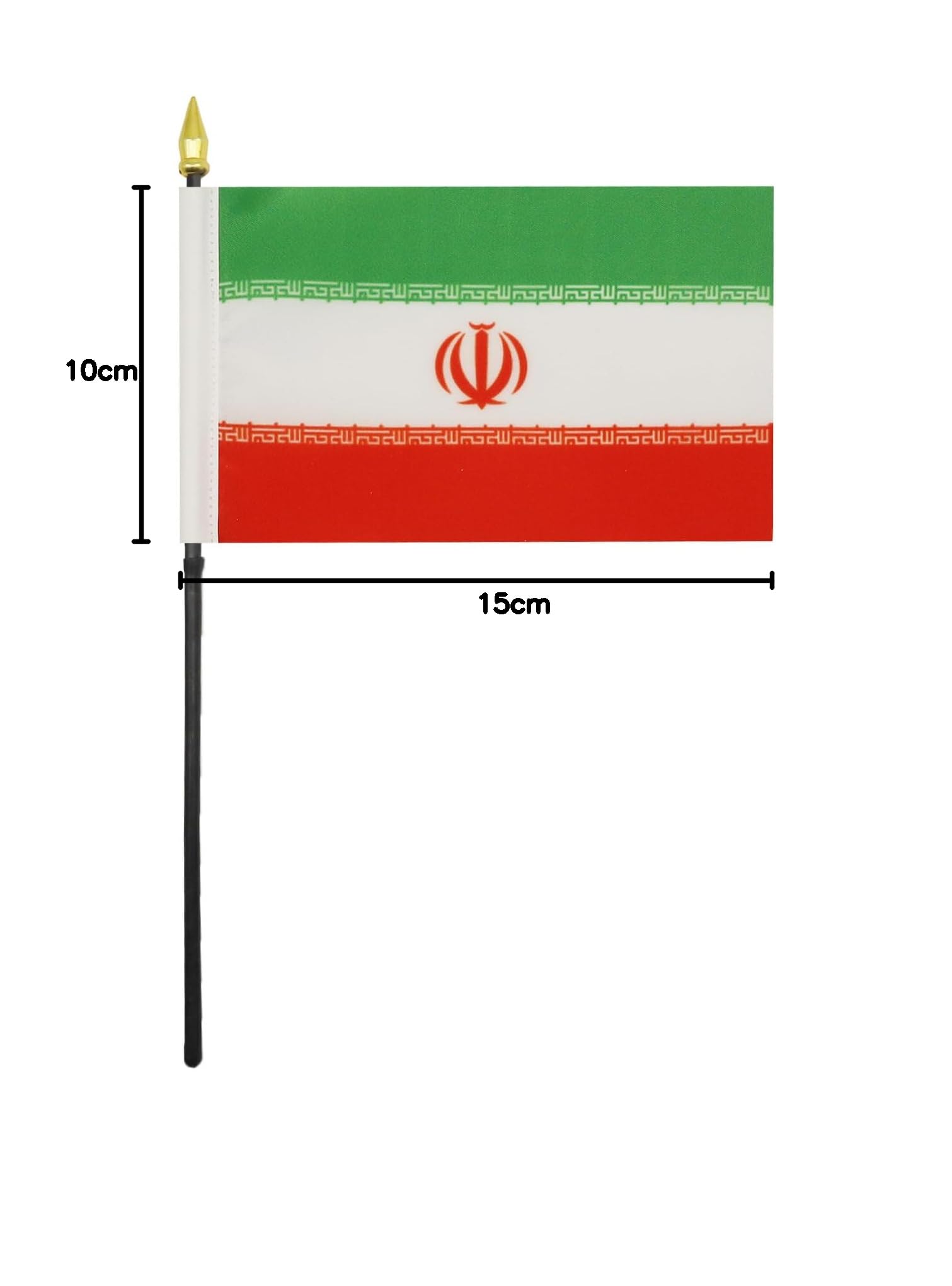 Vlag Iran Oud Perzië 45 x 30 cm - Iraanse vlag 30 x 45 cm AZ FLAG