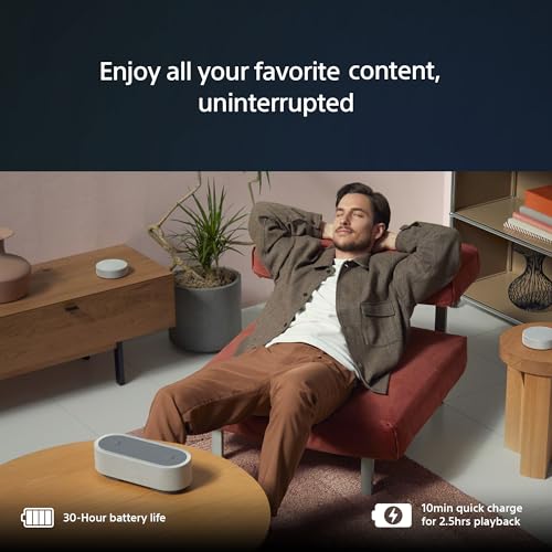 Image of Sony HT-AX7 Portable Theater System for Tablet, Phone, Laptop, Projector - Cinematic Surround Sound Speaker - 30H Battery - Easy Bluetooth Connection
