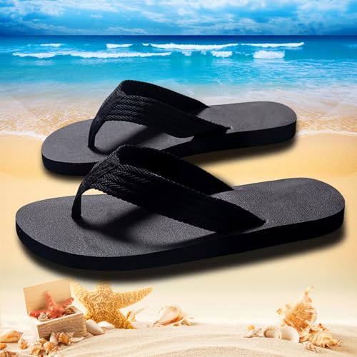 Men Summer Casual Outside Wear Beach Non Slip Breathable Flip Flops Clip Toes Big Size Flat Fuzzy Flip Flop Slippers Men3