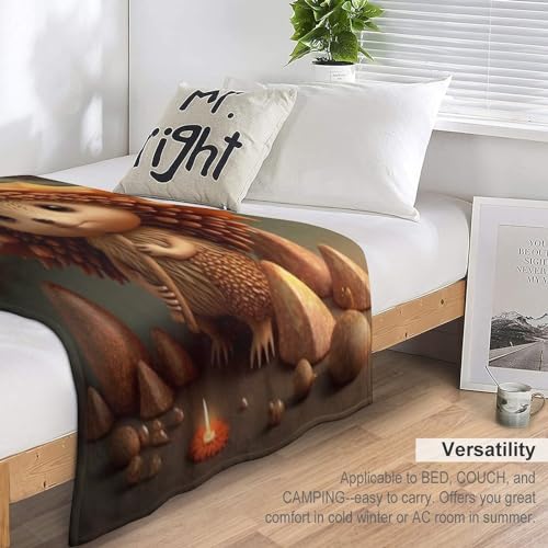 Couverture flannel douce pour canapé et soirées cocooning