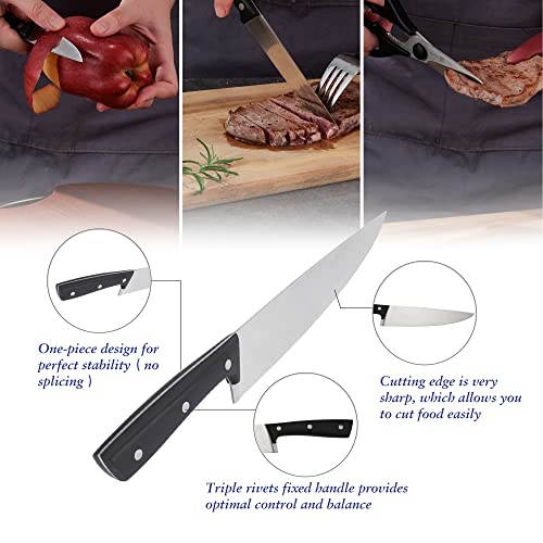 Knife-Set-13-Pieces-Stainless-Steel-Knife-Sets-for-Kitchen-with-Block-Kitchen-Scissors-Sharp-Kitchen-Knife-for-Home-and-Restaurants-Gift-Box-PackedBlack