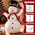 Outvita Outdoor Christmas Decorations 4ft Electric Snowman with Motor & 120 LED Lights, Lighted White Foldable Pop-up Snowman for Xmas Indoor and Outdoor Lawn Garden Yard Holiday Decor
