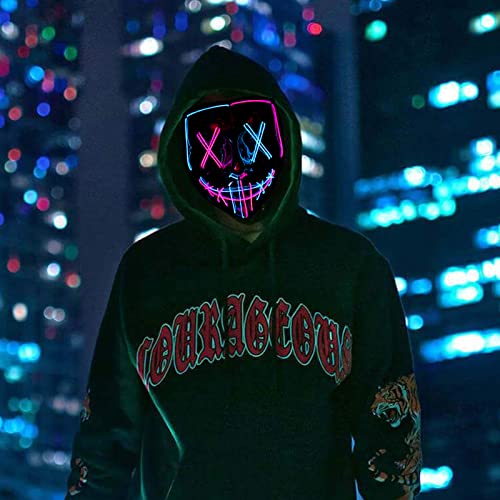 Poptrend POPTREND-MUTI Halloween Mask Led Light Up Mask Scary Mask thumb #5