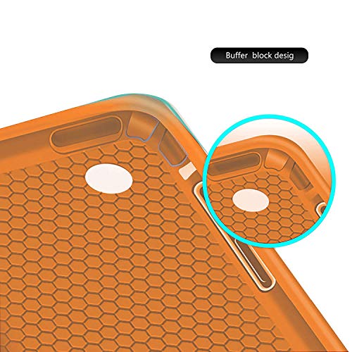 Image of DuraSafe Cases for iPad 6th Gen 9.7 inch 2018 Silicone Cover A1893 A1954 MRJN2HN /A MR7G2HN /A MR7F2HN /A MRJP2HN /A MR7K2HN /A MR7J2HN /A MRM52HN /A MR702HN /A MR6Y2HN /A MRM82HN /A MR7D2HN /A MR7C2HN /A Orange