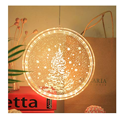 Preisvergleich Produktbild LED Lichtervorhang Lichter, 3D Illusion Nachtlampe, Lichterkette, Weihnachtsbeleuchtung,Batterie-betrieben Color Light, Vorhang Speichern Fenster Dekoration,Innen / Außen Wand Christmas Dekoration Lic