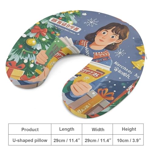 Almohada de viaje espuma viscoelástica tamaño único miniatura 2