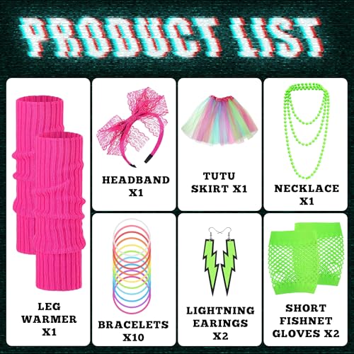 Costume da donna anni '80 anni '80, set di