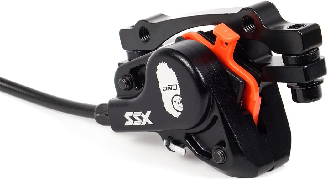 Chooee Mountain Bike Hydraulic Disc Brake ，MTB Hydraulic Disc Brake Set Right Front 800mm Left Rear 1450mm Hydraulic Brake，Black