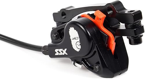 Vista 14 de Chooee Freno de disco hidráulico para bicicleta de montaña, freno de disco hidráulico MTB, freno hidráulico derecho izquierdo trasero 57.087 in