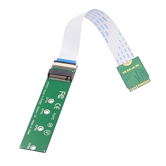 2230 NGFF A+E-Key Male to NVME M-Key Female Extension Cable for Laptop Mainboard SSD 2280
