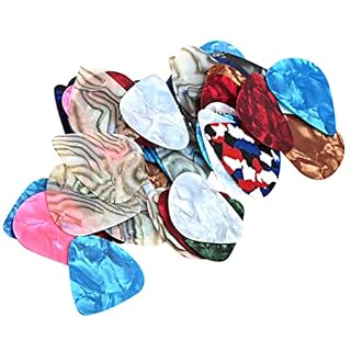 ERINGOGO 0. 46Mm Médiators en Plastique Remplacement 50Pcs Médiator Plat Médiators Électriques Folk Médiators Celluloïd… - Les Beatles, Paul McCartney, John Lennon, RIngo Starr, George Harrison